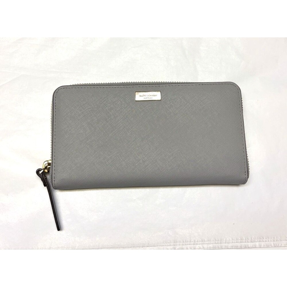 Kate Spade Laurel Way Neda Zippy Wallet Grayish Blue S338
